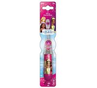 Disney Princess Kids LED Toothbrush with 2 Minute Flashing Light Timer, Soft Bristles, Non-Slip Handle & Suction Cup for Children Aged 3-14 Years Old, BPA-Free & Non-Toxic Kids Light Up Toothbrush