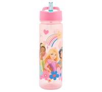 Disney Princess Kids Water Bottles with Straw - 600ml BPA-Free Princes