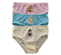 Disney Princess Knickers Pants Underwear Girls - Pack of 3 (Blue, 2-3 Years)