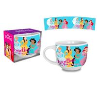 Disney Princess Large Ceramic Mug with Handle for Children, Breakfast Mug, 380 ml, Gift Idea, 3+ Years