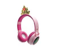 Disney Princess Light Up 3D Bluetooth Headphones Pink