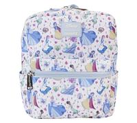 LOUNGEFLY Disney Princess Manga Style All Over Print Nylon Mini Backpack
