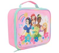 Disney Princess Lunch Bag for Girls - Featuring Snow White, Ariel, Tiana, and Rapunzel - Insulated, Durable, Easy-Clean Design - Perfect for School and Travel