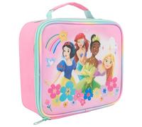 Disney Princess Lunch Bag for Girls - Featuring Snow White, Ariel, Tiana, and Rapunzel - Insulated, Durable, Easy-Clean Design - Perfect for School and Travel