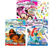 Disney Princess Magic Ink Coloring Book Set - Bundle with 3 Imagine Ink Books for Girls Kids Toddlers Featuring Disney Princess Moana and Minnie Mo