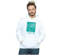Disney Princess Men's Ariel The Little Mermaid Hair Stroke Hoodie in White | Size: Small Disney Princess White S