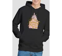Disney Princess Men's Christmas Let Your Holidays Sparkle Bright Hoodie Black | Size: 2XL Disney Princess Black 2XL