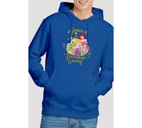 Disney Princess Men's Christmas Season Of Giving Ariel, Tiana Hoodie Royal | Size: Large Disney Princess Royal L