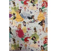 Disney Princess & Mermaid Fabric for Kids and Crafts 1m x 140cm Loom