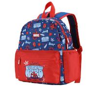 Disney Princess Minnie Marvel Spiderman Toddler Backpack for Girls | Cute Kindergarten Elementary Kids School Bookbag, Marvel Spider-man's City-grid Hero, S, Character