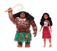 Disney Princess Moana And Maui Dolls