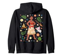 Disney Princess Moana Collage Portrait Zip Hoodie