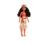 Mattel Disney Princess Dolls, Moana Posable Fashion Doll with Sparkling Clothing and Accessories, Disney Movie Toys, HLW05, Orange Outfit