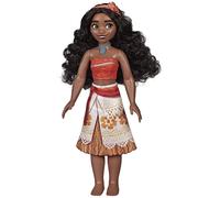 Disney Princess Moana of Oceania Fashion Doll with Skirt That Sparkles, Headband, & Necklace, Toy for 3 Year Olds & Up