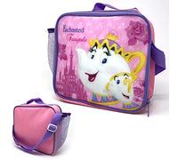 Disney Princess Mrs Potts Children's Character Insulated Lunch Bag with Shoulder Strap & Mesh Side Pocket
