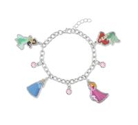 Disney Princess Multicoloured Enamel Costume Crystal Charm Bracelet