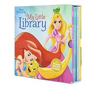 Disney Princess My Little Library 4 Board Book Collection Set (Star Stories, The Nose Knows, Ariel and the Ghost Lights, Bedtime for Max)