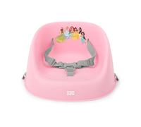 Disney Princess My Spot Easy-Clean Baby Booster Feeding Chair, 3-Point Harness, Washable Removable Straps, Pink. by Bright Starts