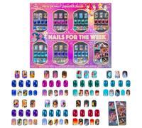 Disney Princess Press-On Nails Set, 84-Piece