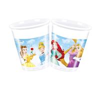 Disney Princess Princess Heart Strong Plastic Party Gles (Pack Of 8) Multicoloured (One Size)