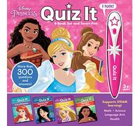 Disney Princess: Quiz It 4-Book Set and Smart Pen