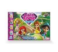 Disney Princess Race N Chase Board Game, 4 x Princess Playing Pieces Included, Belle, Ariel, Rapunzel & Jasmine, Great Gift For Kids, Ages 4+