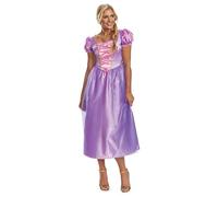 DISGUISE 158349N-EU Rapunzel Basic Plus Adult (Eu) Disney Princess Fancy Dress, Women, Multi, S (4-6)