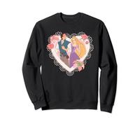 Disney Princess Rapunzel & Flynn Rider Valentine’s Day Heart Sweatshirt