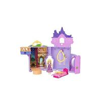 Mattel Disney Princess Toys, Rapunzel Storytime Stackers Doll House Tower with Rapunzel Small Doll, 1 Pascal Figure & 7 Accessories, Inspired by Movie, JDP61