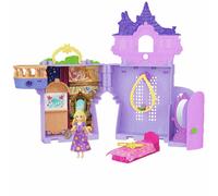 Mattel Disney Princess Toys, Rapunzel Storytime Stackers Doll House Tower with Rapunzel Small Doll, 1 Pascal Figure & 7 Accessories, Inspired by Movie, JDP61