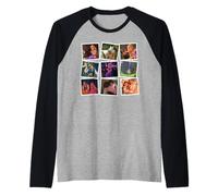 Disney Princess Rapunzel Tangled Famous Movie Frames Raglan Baseball Tee