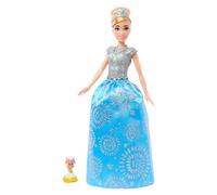 Mattel Disney Princess Toys, Cinderella Fashion Doll and Friend with 12 Surprise Fashions and Accessories, Inspired by the Disney Movie, Gifts for Kids, HMK53