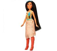 Disney Princess Royal Shimmer Pocahontas Doll, Fashion Doll with Skirt and Accessories, Toy for Kids Ages 3 and Up