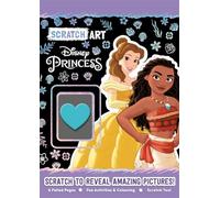 Disney Princess: Scratch Art (With foiled pages, activities and colouring!)