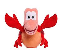 Disney Princess Singing and Snapping Sebastian 10-inch Plush Stuffed Animal, Red Crab, Kids Toys for Ages 3 Up by Just Play