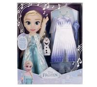 Disney Princess Singing and Styling Doll, Height ~14 inches, Batteries Included (Elsa)
