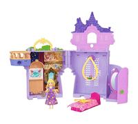 Mattel Disney Princess Toys, Rapunzel Storytime Stackers Doll House Tower with Rapunzel Small Doll, 1 Pascal Figure & 7 Accessories, Inspired by Movie, JDP61