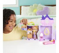 Mattel Disney Princess Toys, Rapunzel Storytime Stackers Doll House Tower with Rapunzel Small Doll, 1 Pascal Figure & 7 Accessories, Inspired by Movie, JDP61