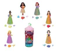 Disney Princess Small Doll Royal Color Reveal with 6 Surprises Including Scented Ring and 4 Accessories (Dolls May Vary), Garden Party Series, HRN63
