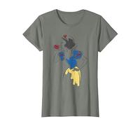 Disney Princess Snow White Apple Glitter T-Shirt, Women, Olive Heather, Small