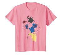 Disney Princess Snow White Apple Glitter T-Shirt, Youth, Pink, Medium
