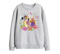 Disney Princess Snow White, Pocahontas, Sleeping Beauty Kids Sweatshirt, Athletic Heather, 7-8