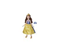 Disney Princess Spin and Switch Belle, Quick Change Fashion Doll, Toy for Girls 3 Years and Up