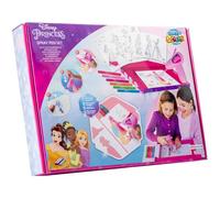 Disney Princess Spray Pen Set - Battery-Operated Airbrush Pens & Stencil Set, 19-Piece with Felt Tip Markers, Templates - Creative Arts & Crafts Colouring Kit for Children 4+ - Disney-Themed Fun