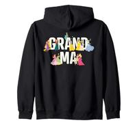 Disney Princess Squad Grandma Family Trip Vacation Reunion Zip Hoodie