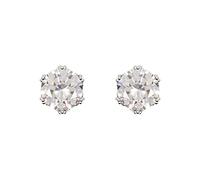 Disney Princess Sterling Silver Clear CZ stone set stud earrings E906167RZPL.PH