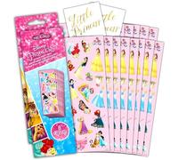 Disney Princess Stickers Party Favor Pack - 240+ Princess Stickers, 16 Party Favor Sheets