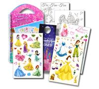 Disney Princess Stickers Travel Activity Set with Stickers Activities and Castle Door Hanger