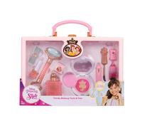 Disney Princess Style Collection Girls Trendy Makeup Tote Bag Trendy Pretend Play Makeup Tools Including a Face Roller Comes with 8 Different