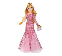 Disney Princess Style Series Aurora Fashion Doll, Contemporary Style Dress with Earrings, Purse and Shoes, Toy for Girls 6 and Up